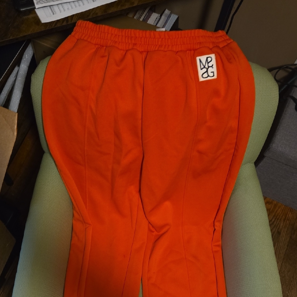 Orange Adult Flare Leg Pants